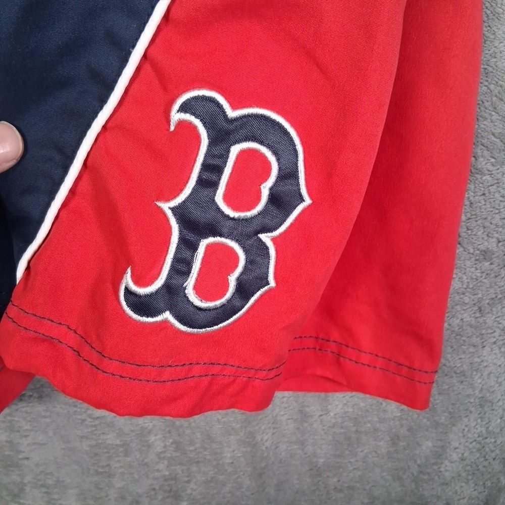 Boston Red Sox Cargo Swim Shorts Mens Size Large Blue Red Embroidered - Picture 2 of 5